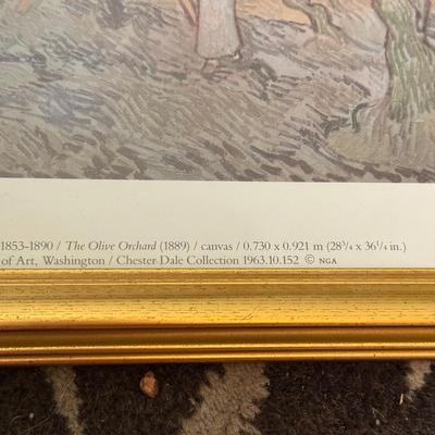 LOT 234F: Framed Art Prints: Van Gogh & Winslow Homer