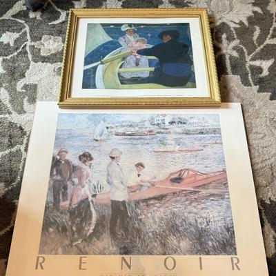LOT 235F: Auguste Renoir & Mary Cassatt Art Prints