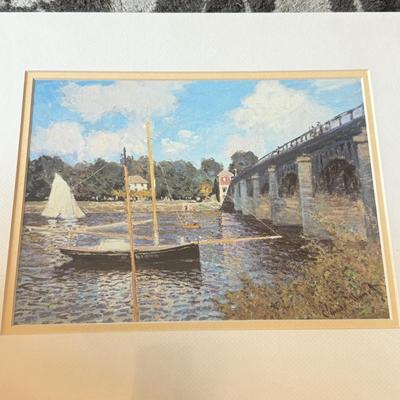 LOT 237F: Vintage Unframed Claude Monet Art Prints