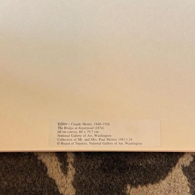 LOT 237F: Vintage Unframed Claude Monet Art Prints