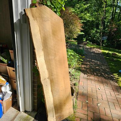 Rough-Cut Wood Slab for Mantle or Other (G-JS)