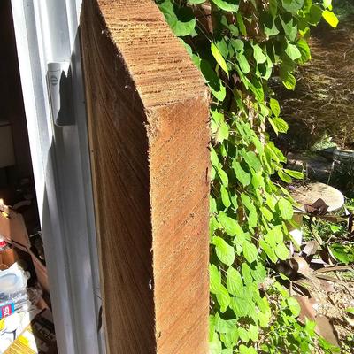 Rough-Cut Wood Slab for Mantle or Other (G-JS)