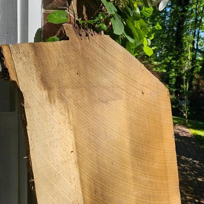Rough-Cut Wood Slab for Mantle or Other (G-JS)