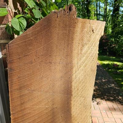 Rough-Cut Wood Slab for Mantle or Other (G-JS)