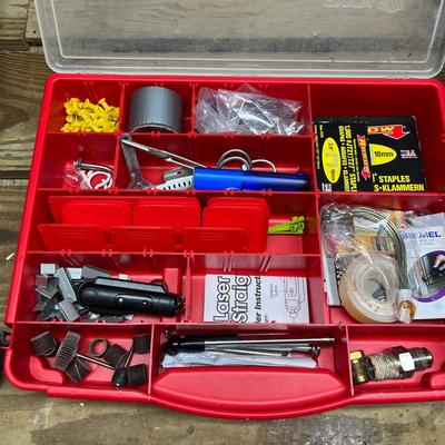 Plastic Organizer Boxes & Tote With Contents (SRF-MG)