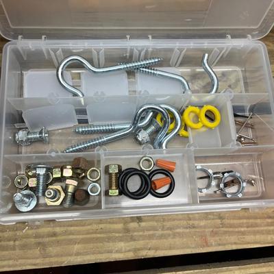 Plastic Organizer Boxes & Tote With Contents (SRF-MG)