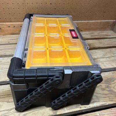Plastic Organizer Boxes & Tote With Contents (SRF-MG)