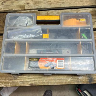 Plastic Organizer Boxes & Tote With Contents (SRF-MG)