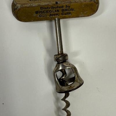 Sale Photo Thumbnail #614: In fair to good vintage condition. Handle shows some wear and there is a little bit of rust on metal.