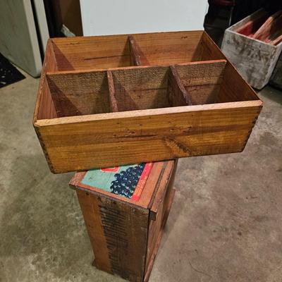 Vintage Wood Containers & Tool Boxes (G-JS)
