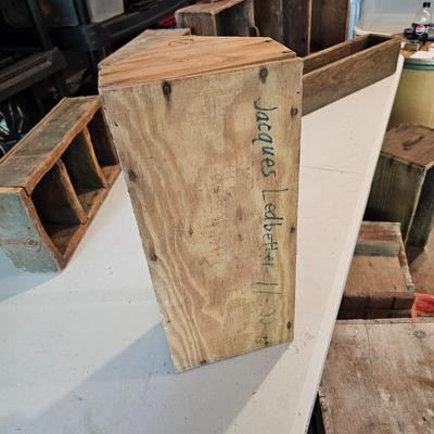 Vintage Wood Containers & Tool Boxes (G-JS)
