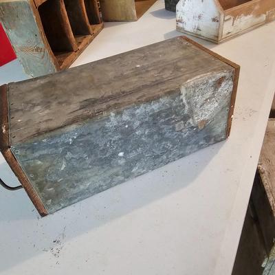 Vintage Wood Containers & Tool Boxes (G-JS)