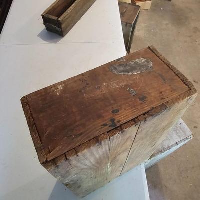 Vintage Wood Containers & Tool Boxes (G-JS)