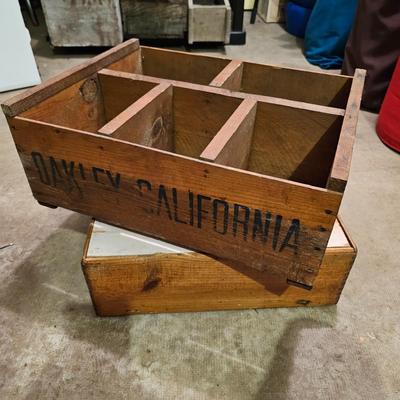 Vintage Wood Containers & Tool Boxes (G-JS)