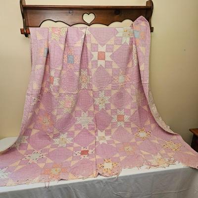 Assorted Quilts, Wall Hangers + Quilt Rack (GB1-JS)