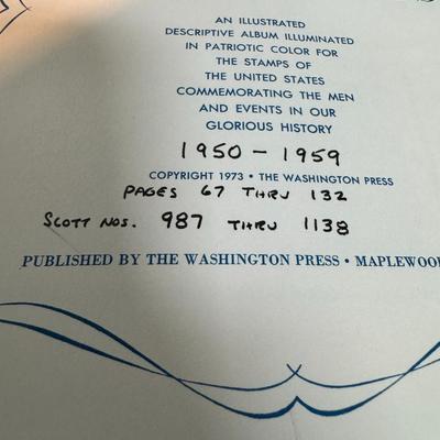 US Postage Stamp Album / Book #2 - 300+ pages