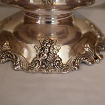 Vintage Reed & Barton "King Francis" Silverplate Punch Bowl with 33 Goblets