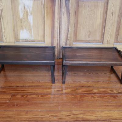 Pair of Vintage Folding Lap Trays