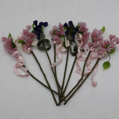 Murano Glass Flower Stems