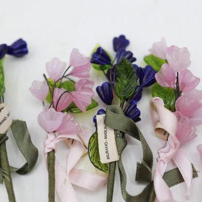 Murano Glass Flower Stems