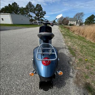 Sale Photo Thumbnail #52: Vespa Primavera 946 Motorcycle – 262 Miles Don’t miss this rare opportunity to own a virtually new Vespa Primavera 946 – a stunning blend of Italian design and modern performance. With only 262 total miles, this Vespa has been garage stored and rema