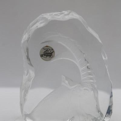 Cristal d'Arques Art Collection - Etched Mountain Goat