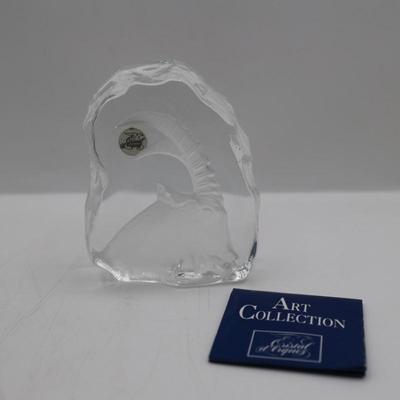 Cristal d'Arques Art Collection - Etched Mountain Goat