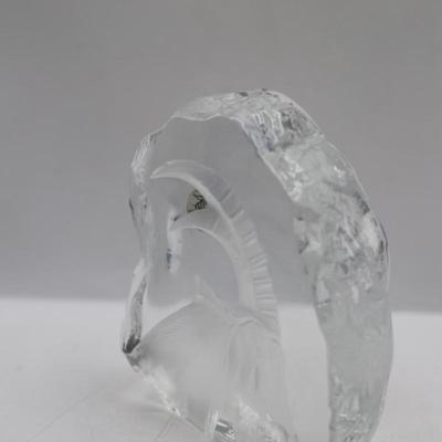 Cristal d'Arques Art Collection - Etched Mountain Goat