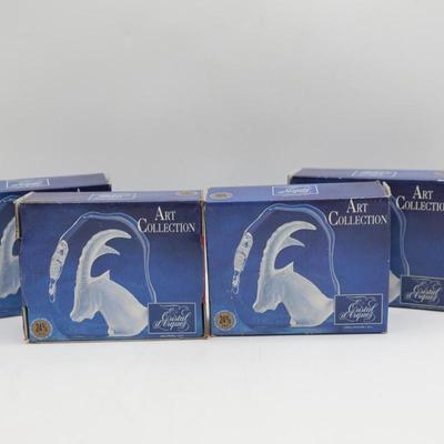 Cristal d'Arques Art Collection - Etched Mountain Goat