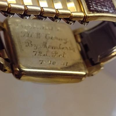 Vintage Hamilton Wrist Watch- 10 Karat Gold Filled (#35)