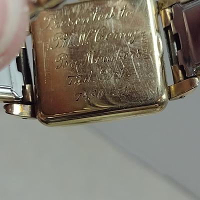 Vintage Hamilton Wrist Watch- 10 Karat Gold Filled (#35)