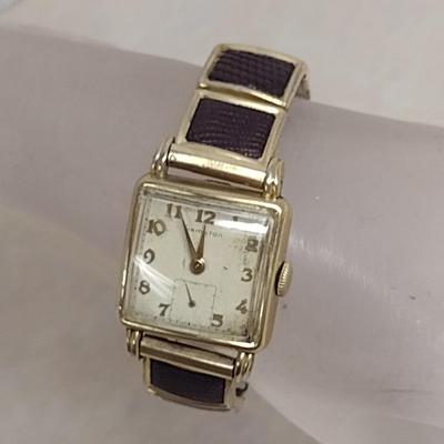 Vintage Hamilton Wrist Watch- 10 Karat Gold Filled (#35)