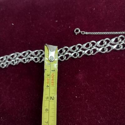 Sterling Silver Bracelet- Approx 7 1/4" Long- Approx Total Weight 24 Grams (#36)