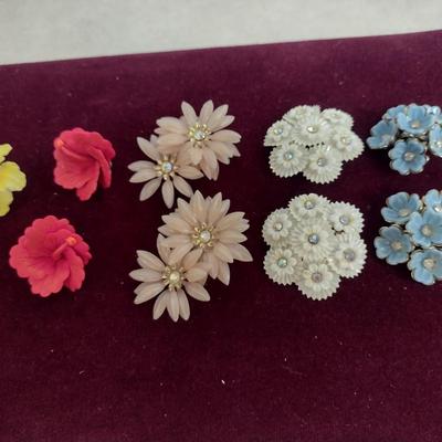 Collection of Clip-on Earrings- Assorted Makers (#38)