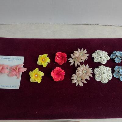 Collection of Clip-on Earrings- Assorted Makers (#38)
