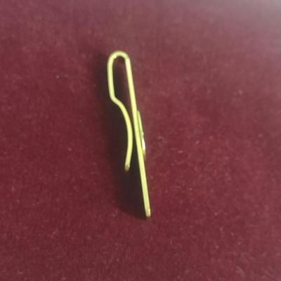 14 Karat Yellow and White Gold Money Clip with Diamond Accent- Total Approx Weight 14.3 Grams (#41)