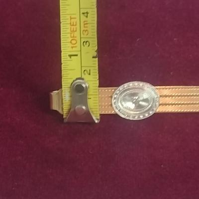 14 Karat Yellow and White Gold Money Clip with Diamond Accent- Total Approx Weight 14.3 Grams (#41)