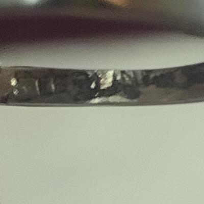Pair of Sterling Silver and Stone Rings- Approx Total Weight 8.0 Grams (#42)