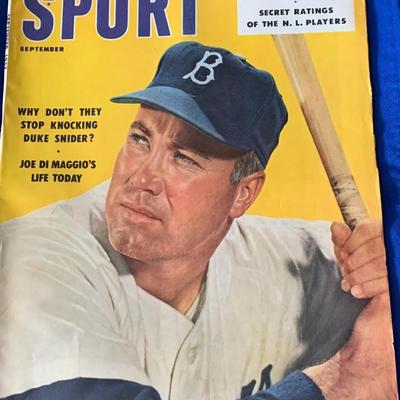 1950s Sport Magazine Lot Willie Mays Wilt Chamberlain +++
