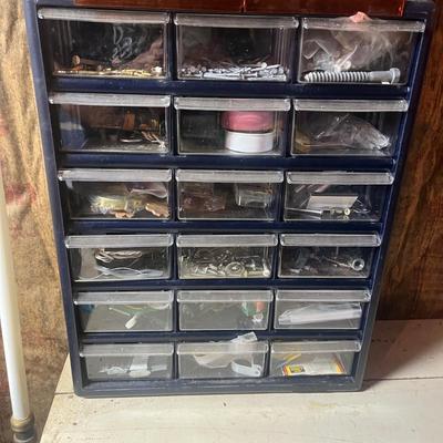 Four Small Parts Cabinets (SRF-MG)
