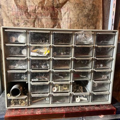 Four Small Parts Cabinets (SRF-MG)