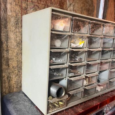 Four Small Parts Cabinets (SRF-MG)