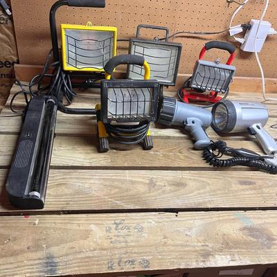 Halogen Work Lights, Spotlights & a Black Light (SRF-MG)