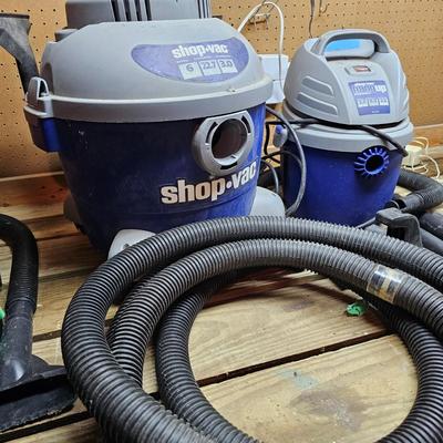 Trio of Shop Vac Vacuums (SRF-JS)