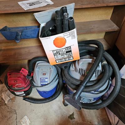 Trio of Shop Vac Vacuums (SRF-JS)