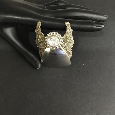 Sale Photo Thumbnail #86: Very nice Jane Davis vintage 1994 brooch signed. Please see attached photos.