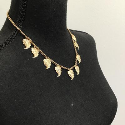 Sale Photo Thumbnail #109: Gold tone, fashion, statement necklace. Please see attached photos.