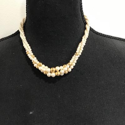 Sale Photo Thumbnail #111: Beautiful vintage Napier fashion, statement necklace. Please see attached photos.