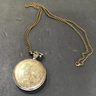 Sale Photo Thumbnail #147: Pocket watch necklace untested please see attached photos