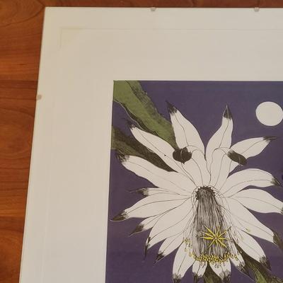 Peter Loewer "Night-Blooming Cereus" Pencil Signed Print (BR1-EL)
